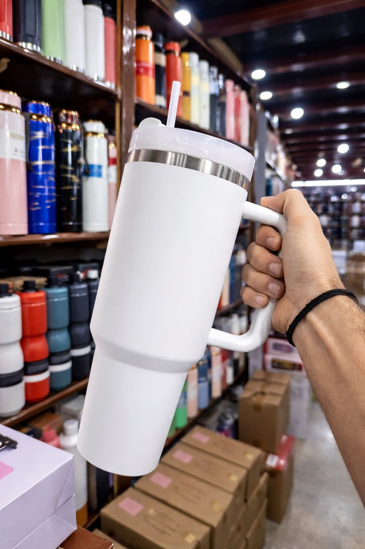 Premium 1.18L Large Capacity Tumbler – Keeps Drinks Hot & Cold for Hours | Stainless Steel Travel Cup