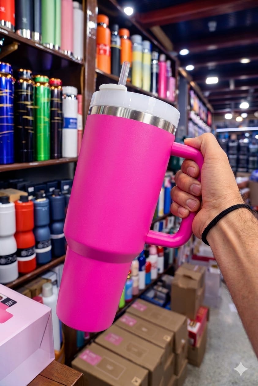 Premium 1.18L Large Capacity Tumbler – Keeps Drinks Hot & Cold for Hours | Stainless Steel Travel Cup