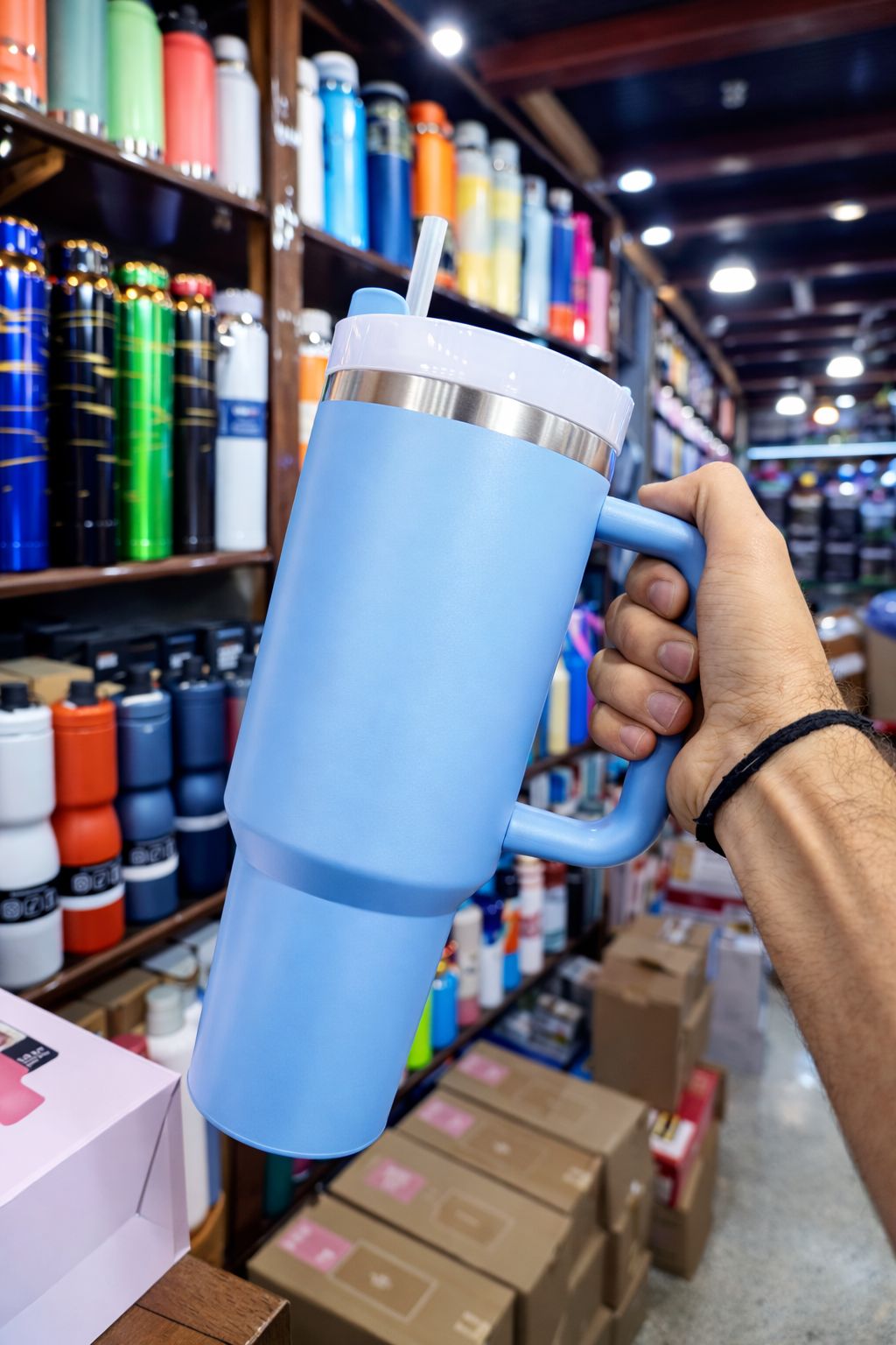 Premium 1.18L Large Capacity Tumbler – Keeps Drinks Hot & Cold for Hours | Stainless Steel Travel Cup