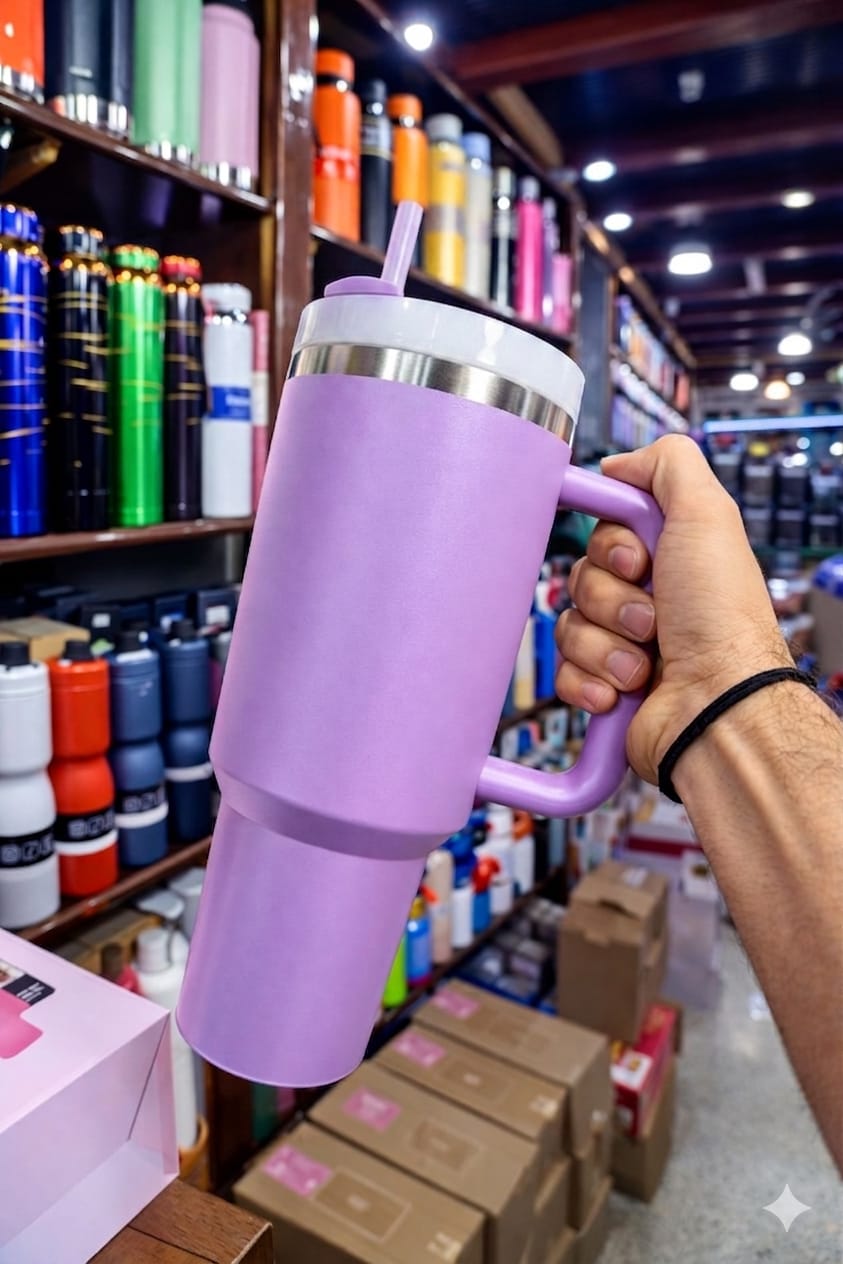 Premium 1.18L Large Capacity Tumbler – Keeps Drinks Hot & Cold for Hours | Stainless Steel Travel Cup