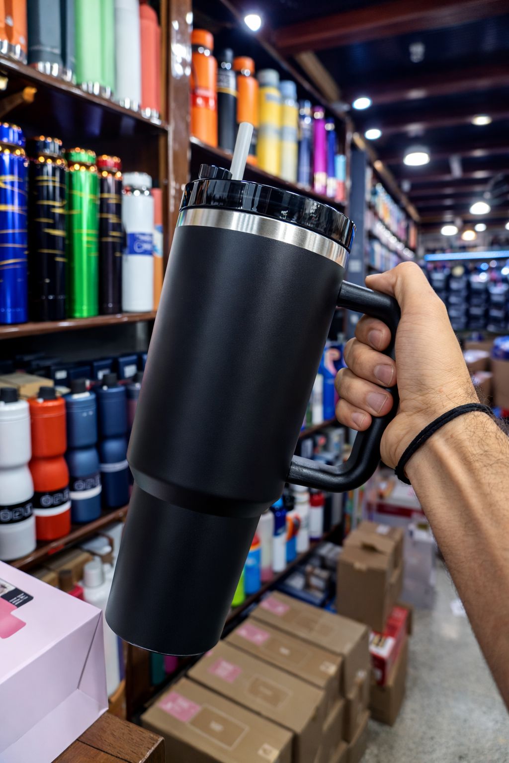 Premium 1.18L Large Capacity Tumbler – Keeps Drinks Hot & Cold for Hours | Stainless Steel Travel Cup