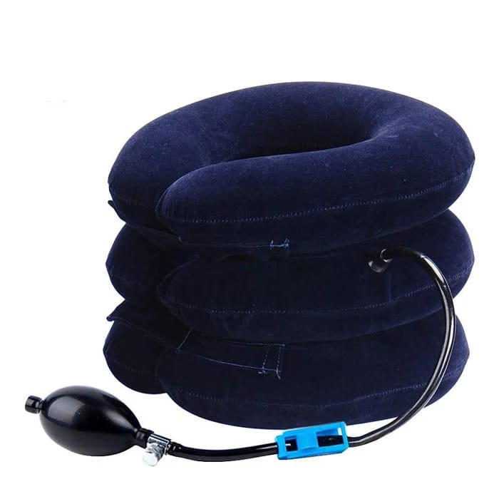 Cervical Neck Traction Pillow | Neck Pain Stiffness & Shoulder Pain Relief | Adjustable Neck Support for Relaxation & Posture Support