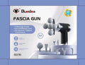 9-in-1 Rechargeable Electric Massage Gun | Deep Tissue Percussion Massager with 9 Interchangeable Massage Heads & 6 Speed Levels