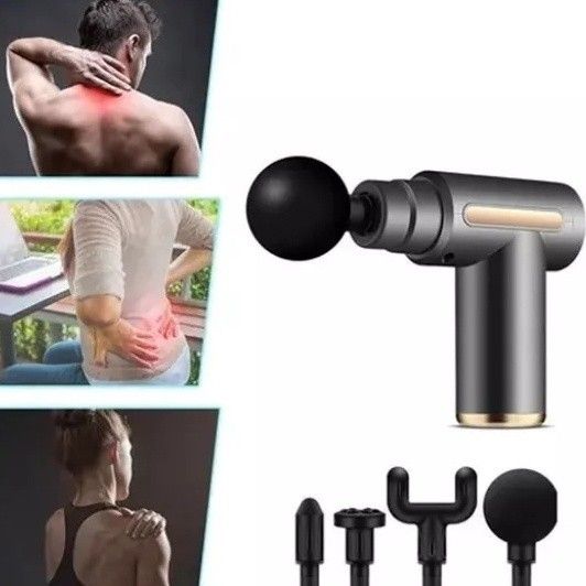 RelaxPro™ Deep Relief Massage Gun Full Body Pain Therapy for Men & Women Rechargeable & Silent Power