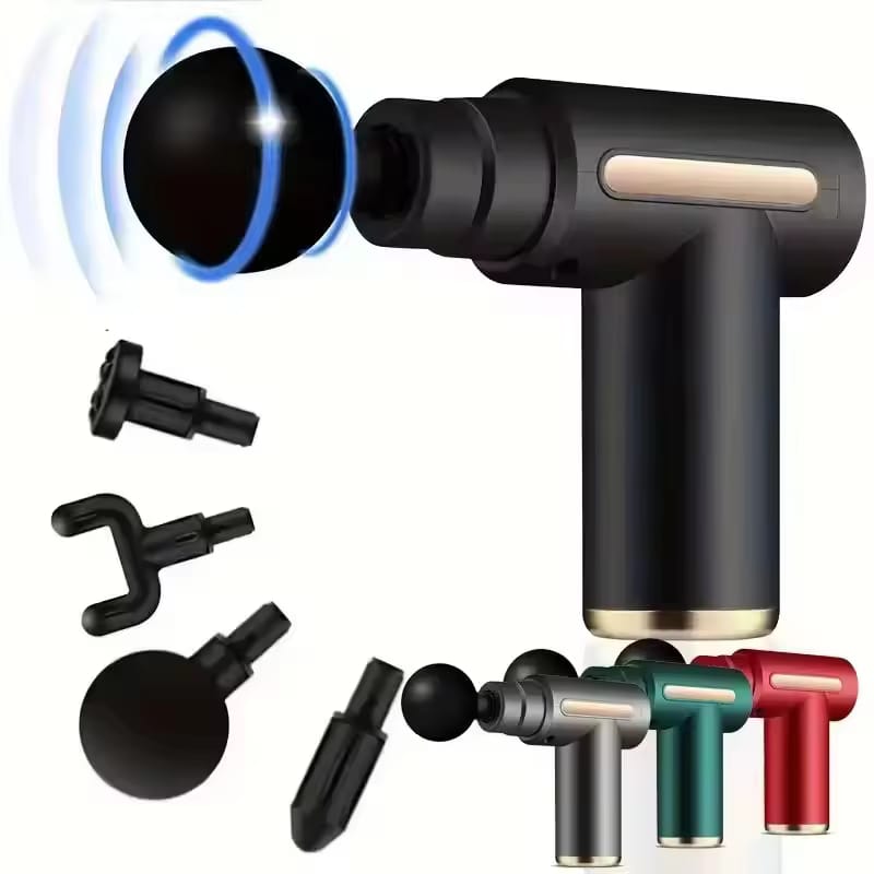 RelaxPro™ Deep Relief Massage Gun Full Body Pain Therapy for Men & Women Rechargeable & Silent Power