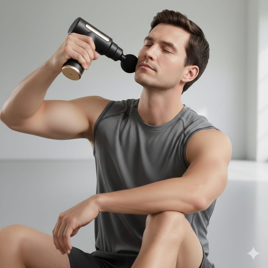 Gun Massager Powerful Deep Tissue Percussion Muscle Relaxation Device