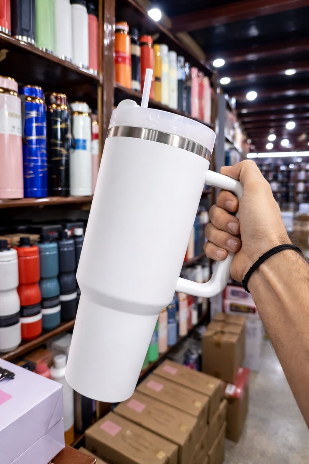 Premium 1.18L Large Capacity Tumbler – Keeps Drinks Hot & Cold for Hours | Stainless Steel Travel Cup