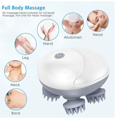 Electric Scalp Massager: Ultimate Solution For Hair Care & Stress Relief