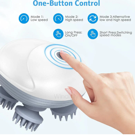 Electric Scalp Massager: Ultimate Solution For Hair Care & Stress Relief